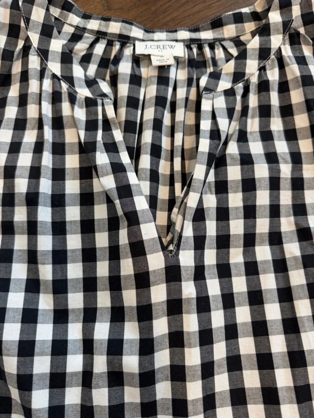 J. Crew Factory Cotton Poplin Tiered Ruffle Mini Dress Size Small - C1-093